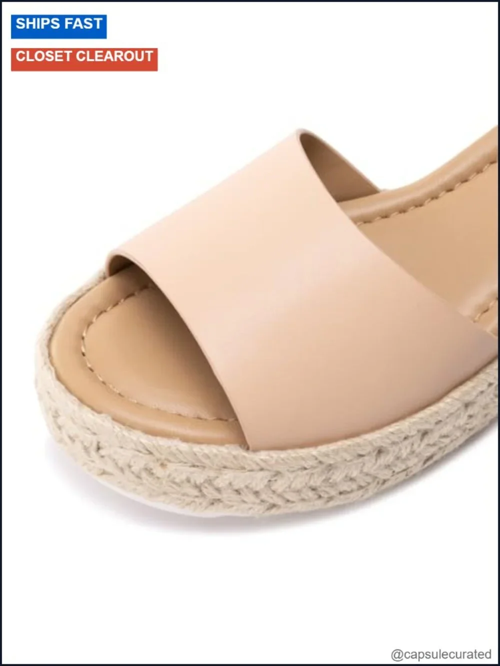 Women's Espadrille Platform Wedge Sandals | Open Toe Ankle Strap Buckle |
